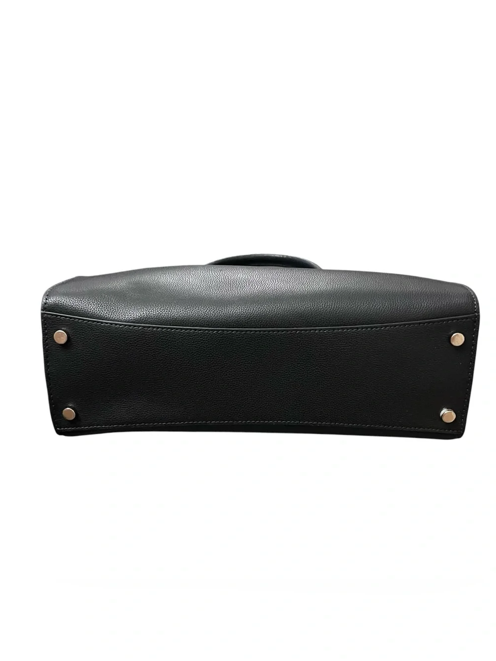 Kate Spade Voyage Medium Satchel Black Textured Leather Handbag -‎ No Strap